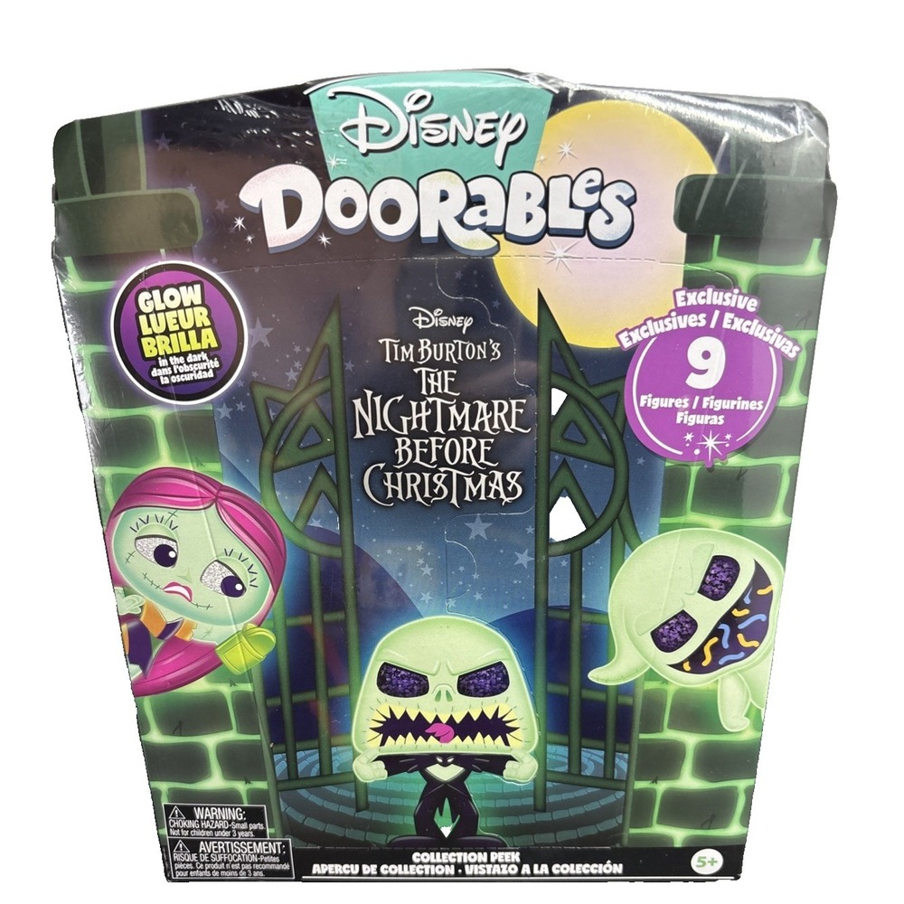 Disney Doorables‎ Nightmare Before Christmas Collection Peek Glow In The Dark